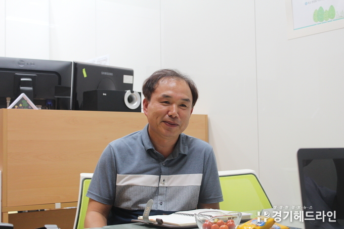포천 운담초등학교 최병운 교장(사진=문수철 기자)