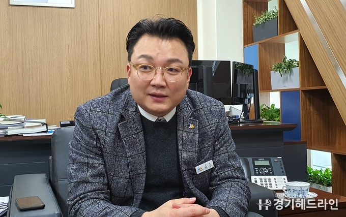 경기도시장상권진흥원 임진 원장(사진=문수철 기자)