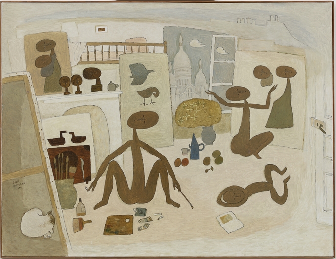 백영수, 가족, 1984, 캔버스에 유채, 89 x 116cm