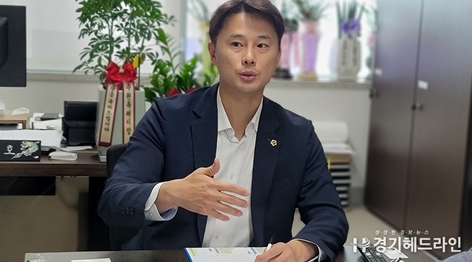 경기도의회 황대호 더불어민주당 수석대변인(사진=문수철 기자)