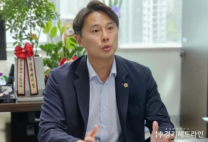 경기도의회 황대호 더불어민주당 수석대변인(사진=문수철 기자)