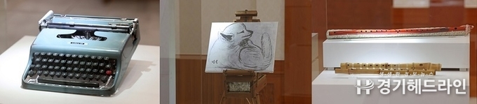 이승만 타자기, 박정희 그림, 노무현 독서대…대통령들 소품 공개