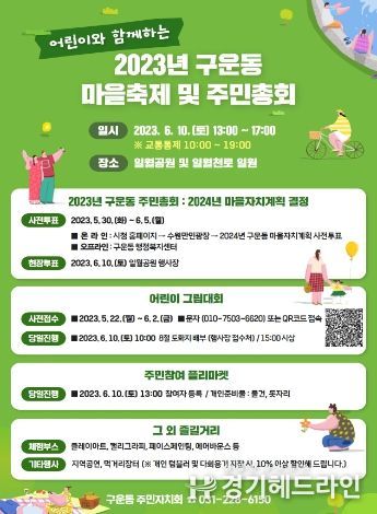 구운동 주민총회마을축제 개최