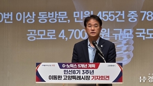 이동환 고양시장, 산업이 이끄는 도시로의 대전환, ‘G-노믹스’ 시대 개막