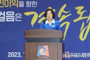 김보라 안성시장, 민선 8기 1주년 언론인 간담회 가져