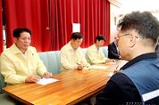 최대호 안양시장, 신안산선 붕괴사고 수습본부 방문…적극 대응 촉구