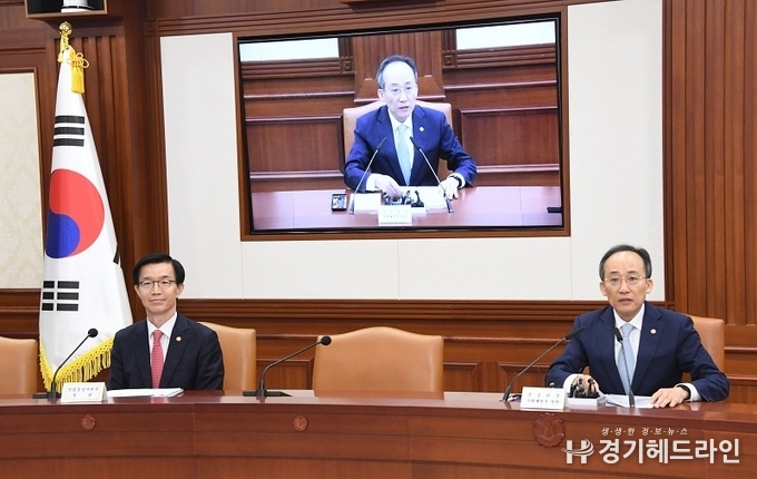경제부총리 “유류세 인하 연말까지 연장…이·하마스 영향 제한적”