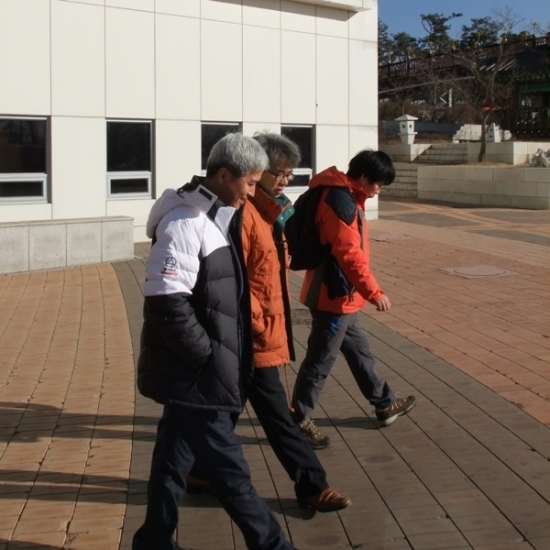 에코리움을 벗어나자 찬바람이 쌩쌩