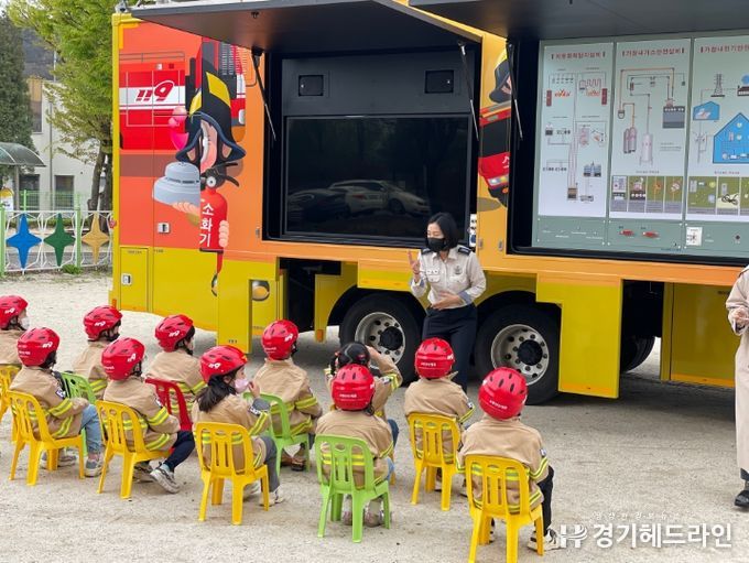 병설유치원 코로나19를 넘어 찾아오는 이동안전체험교육 안전하게 마쳐