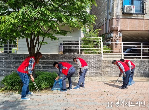 평택시 용이동 통장협의회, 환경정화활동 실시