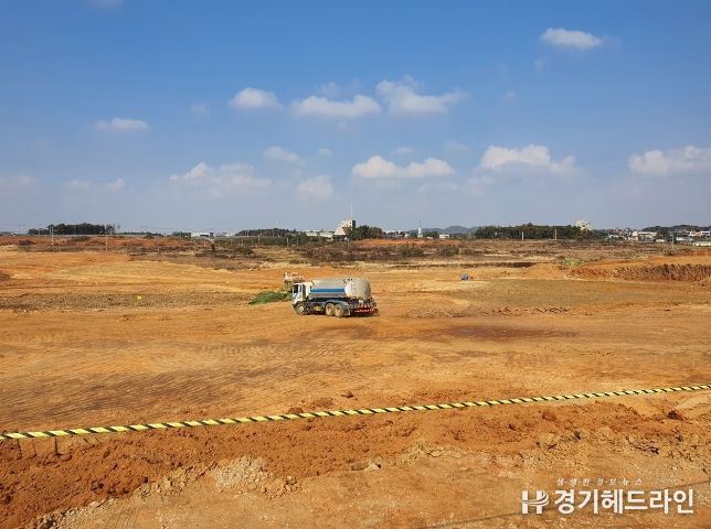 화양지구 도시개발사업 사업장 현장