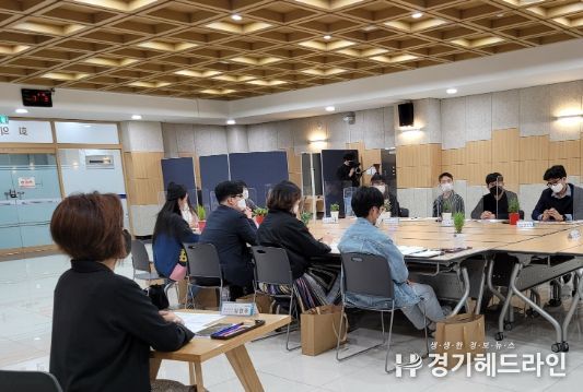 지난해 군포시의 청년과 함께 하는 토크 미팅