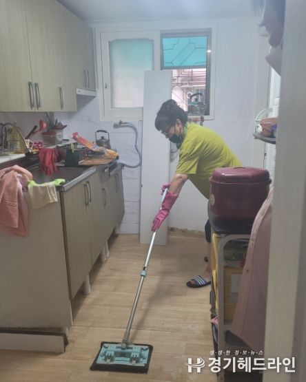 의왕 경기행복마을관리소, 침수주택 복구 작업 실시