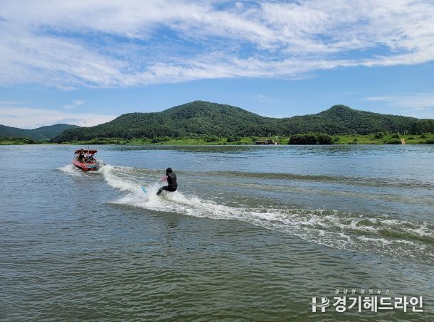 학교 밖 청소년 수상스키 인명구조 활동 참여