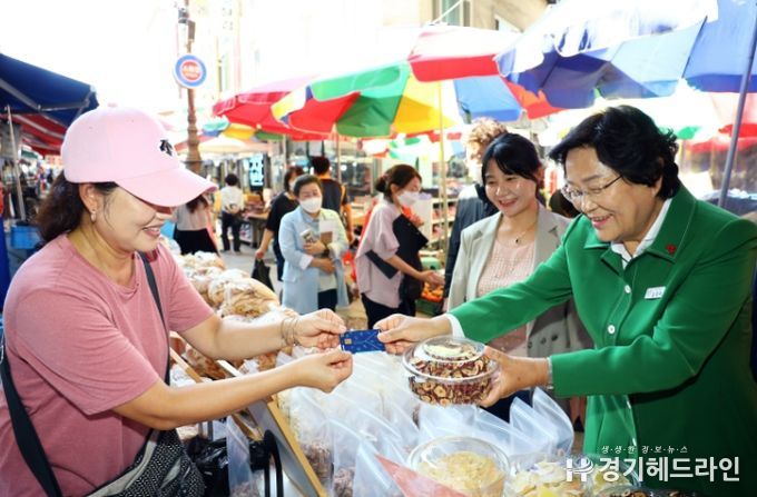 김경희시장추석점검