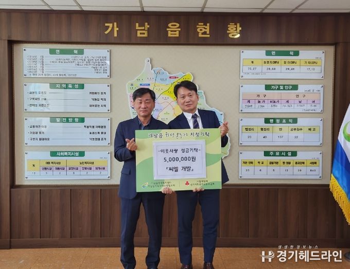 '씨엘 개발' 여주시 어려운 이웃과 함께 하고자 성금 기탁!