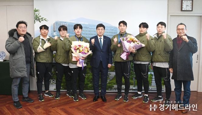 광주시청 볼링팀, 제26회 아시아 볼링 선수권 대회 메달 봉납식 개최