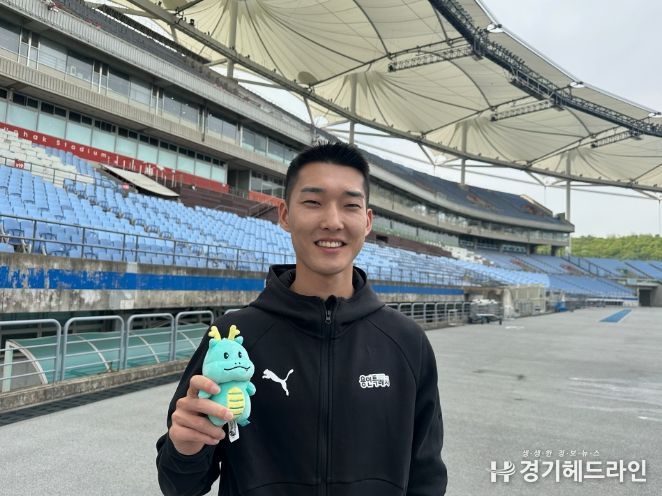 5일 카타르 도하에서 열리는 '다이아몬드'리그에 참가하는 용인특례시청 소속 높이뛰기 우상혁 선수