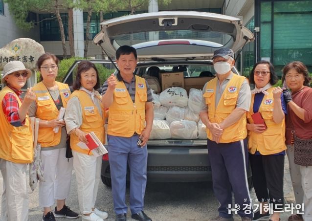 별내면 적십자봉사회 불볕더위 대비 물품 나눔 활동