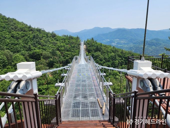 가평군 운악산 출렁다리 개통 임박