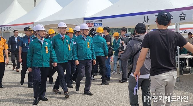‘레디 코리아’, 인천공항서 항공기 사고 대응훈련