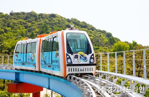 월미바다열차 사진