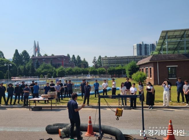 가평군, 하수도 밀폐공간 안전사고 예방훈련 실시