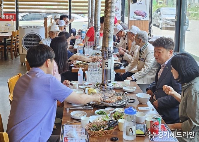 남양주시 화도읍, ‘6.25 참전유공자와 오찬 간담회’ 개최