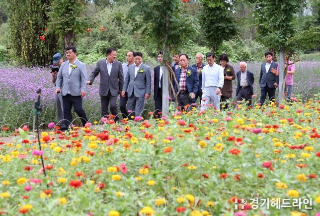 5.25일 꽃페스타 개막식 행사장