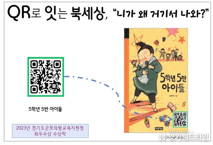 학교도서관․교육도서관 큐알(QR) 코드 활용 예시