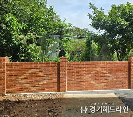 인천남부교육지원청, 북포초등학교 담장 개선 공사 준공 후