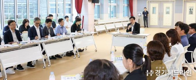 도성훈 인천광역시교육감, 9월 개교 앞둔 인천송빛초등학교 방문 점검