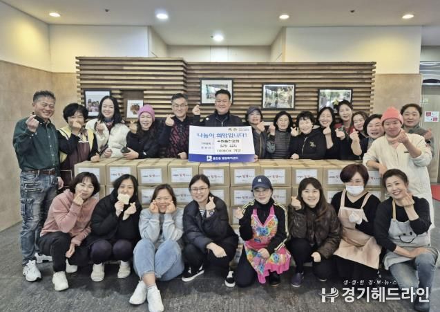 율전교회, 수원특례시 장안구 율천동에 취약계층 위한 김장김치 100박스 나눔
