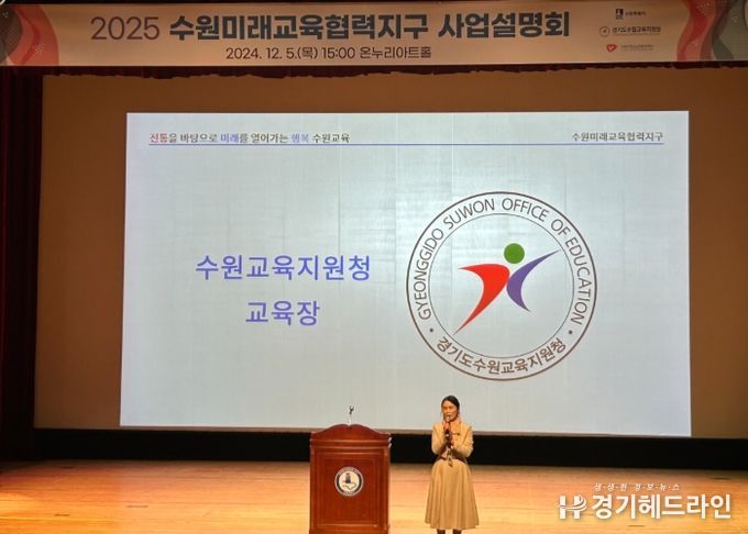 수원교육생태계의 확장 수원미래교육협력지구 2025 사업설명회 개최