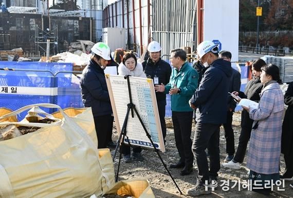 수원특례시 영통구 박사승 구청장 영통구, 동절기 주요 투자사업 현장 점검