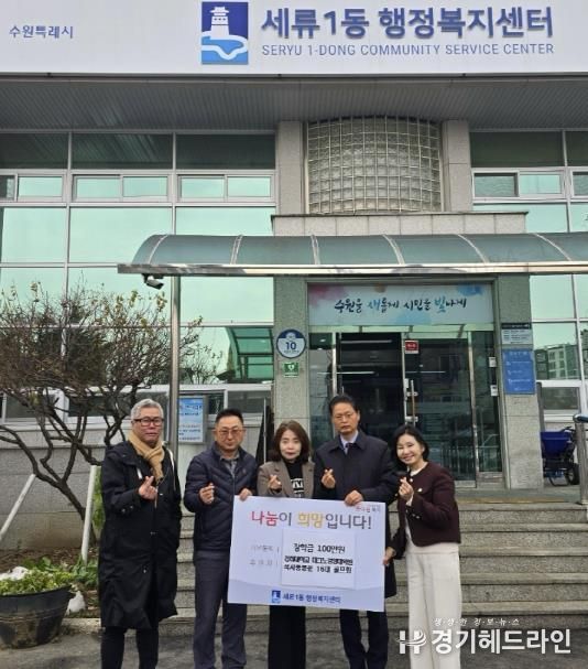 경희대학교 테크노경영대학원 총동문 16대 골프회, 수원특례시 권선구 세류1동에 따뜻한 나눔 실천