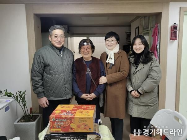 수원특례시 영통구 매탄1동, 새해맞이 경로당 어르신 방문인사