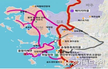 서해안권 발전종합계획(관광도로 발췌)