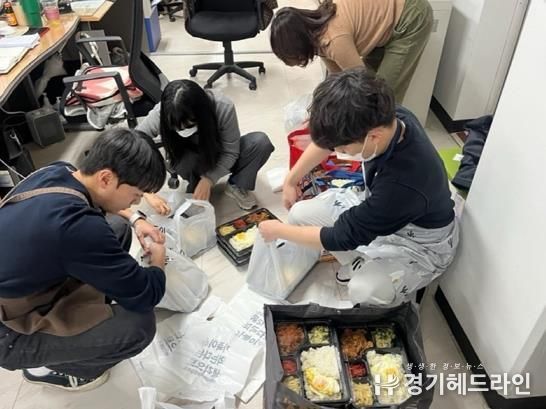 가든 버런티어, 수원특례시 팔달구 매산동과 봄맞이 도시락 후원