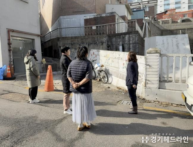 수원특례시 영통구 매탄1동, 봄철 해빙기 대비 관내 재난위험지역 현장점검 실시