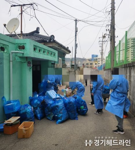 동두천시 상패동 행정복지센터, 저장강박증 어르신 주거환경 개선 활동