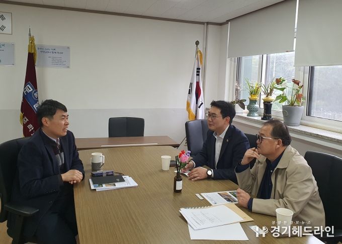 문승호 경기도의원, 성남문원중 통학로‧학교시설 안전 점검