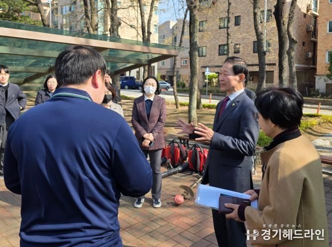 경기도의회 윤재영 의원, 경기도 문화유산과와 죽전중앙근린공원 유적지 현장조사 실시