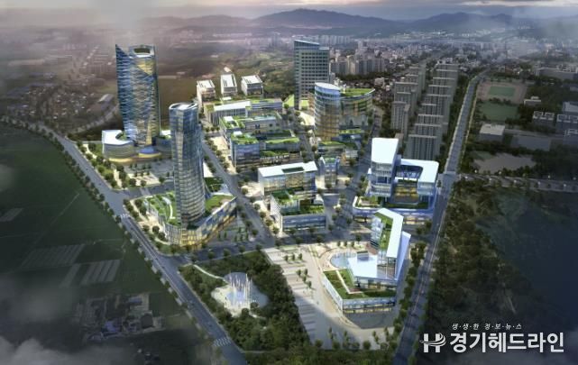 수원 R&D사이언스파크 조감도.