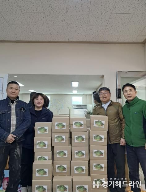 의왕시 신애교회, 의왕시푸드뱅크에 농산물 기부