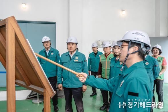 오산시, 방재시설 가동 훈련 및 인명피해 우려지역 현장점검 실시