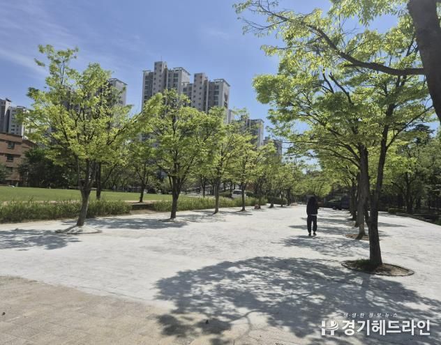 새물근린공원 정비 완료 후 전경