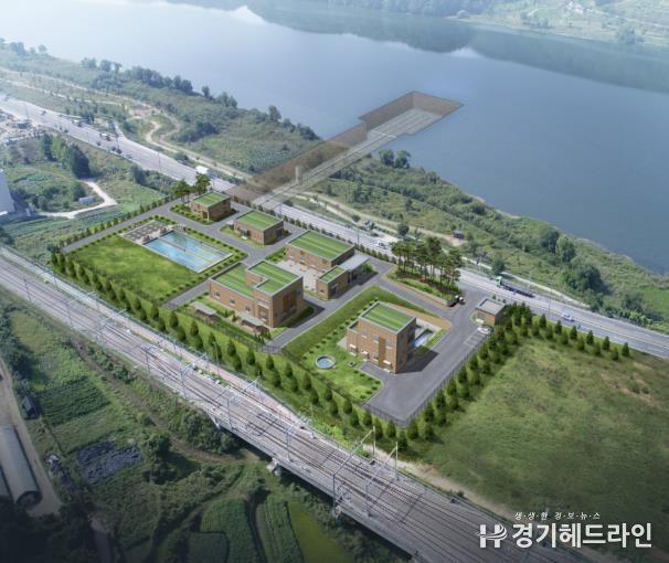 신원정수장 조감도