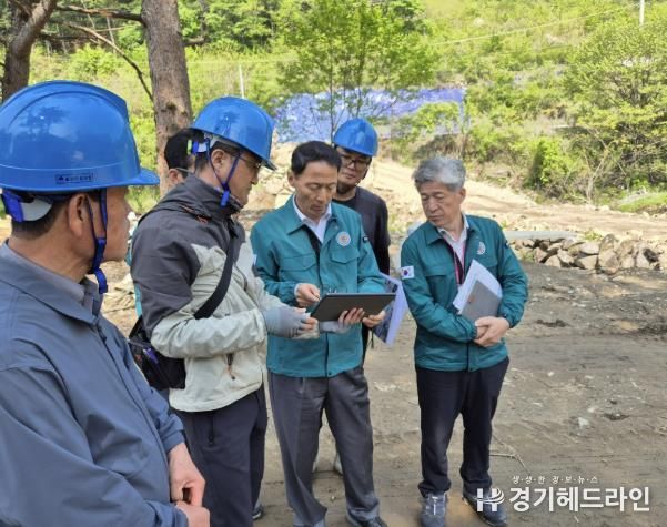 동두천시, 우기철 대비 관내 개발지 및 하천 주변 등 현장점검 실시