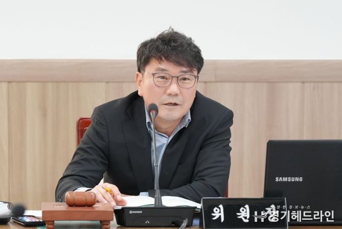 2024회계연도 결산검사 대표위원인 하남시의회 최훈종 도시건설위원회 위원장. (사진_하남시의회 제공)